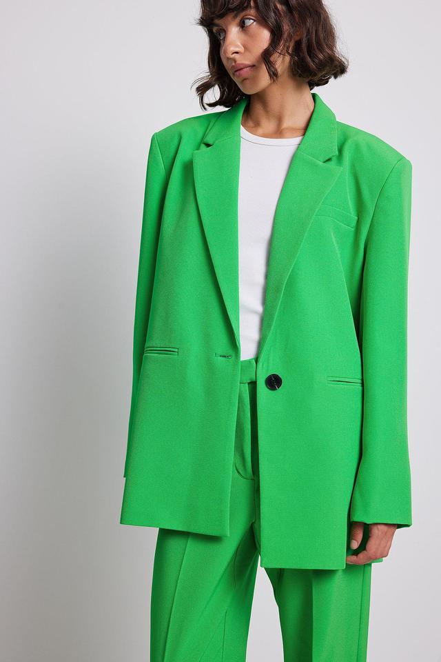 Recycled Sharp Oversized Blazer Product Image