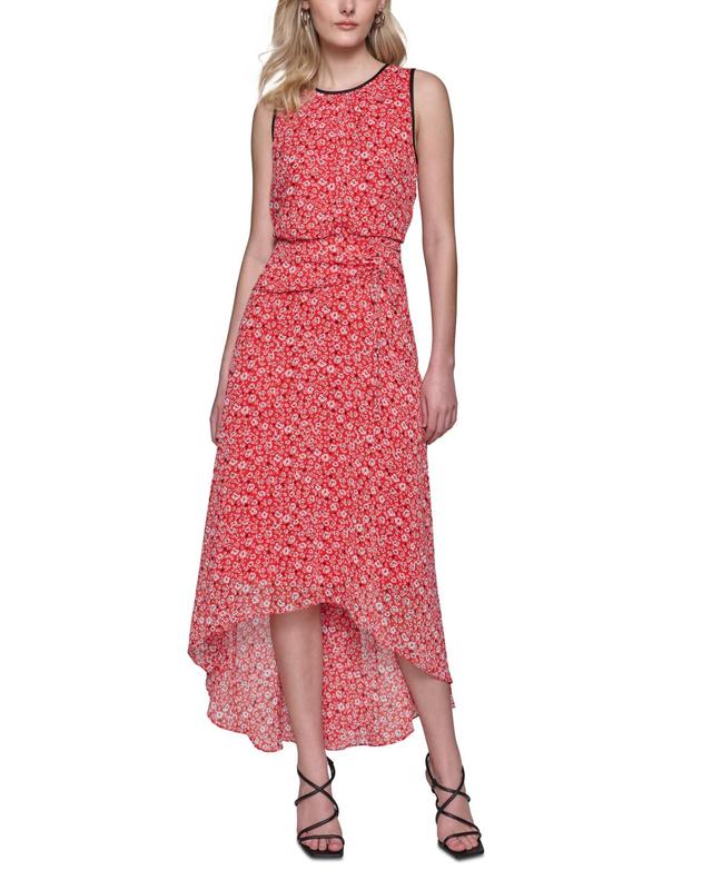 Karl Lagerfeld Paris Womens High-Low Hem Maxi Dress Product Image