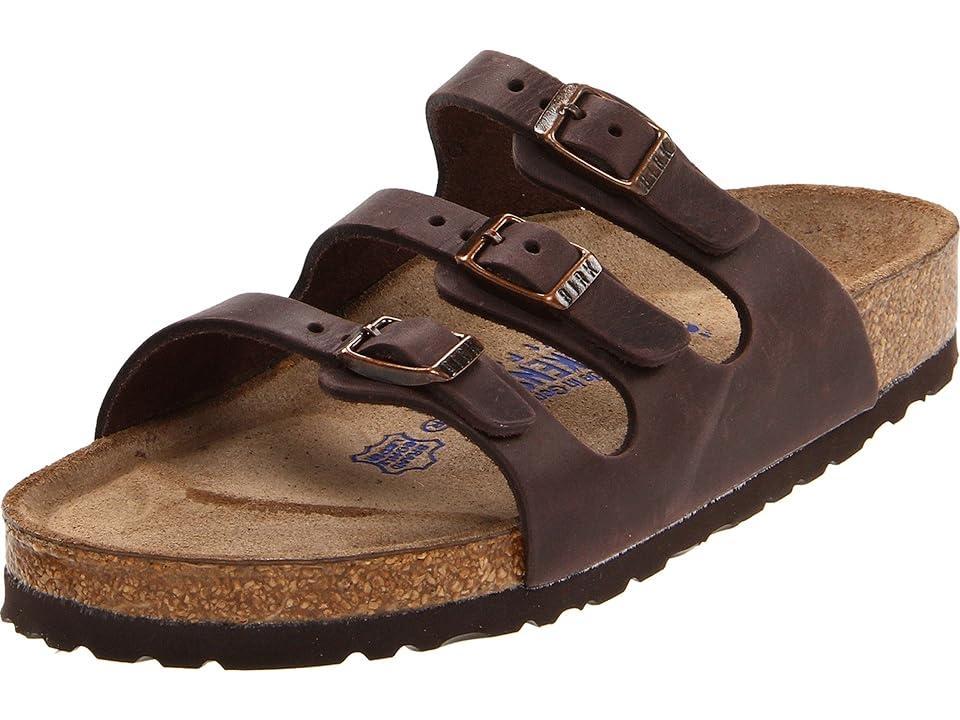 Birkenstock Florida Soft Footbed - Oiled Leather (Habana Oiled Leather) Women's Sandals Product Image