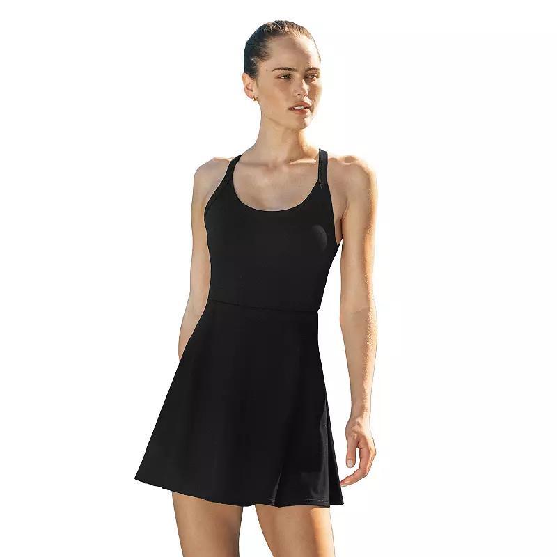 CUPSHE Womens Cutout Back Sleeveless Scoopneck Training Dress Product Image