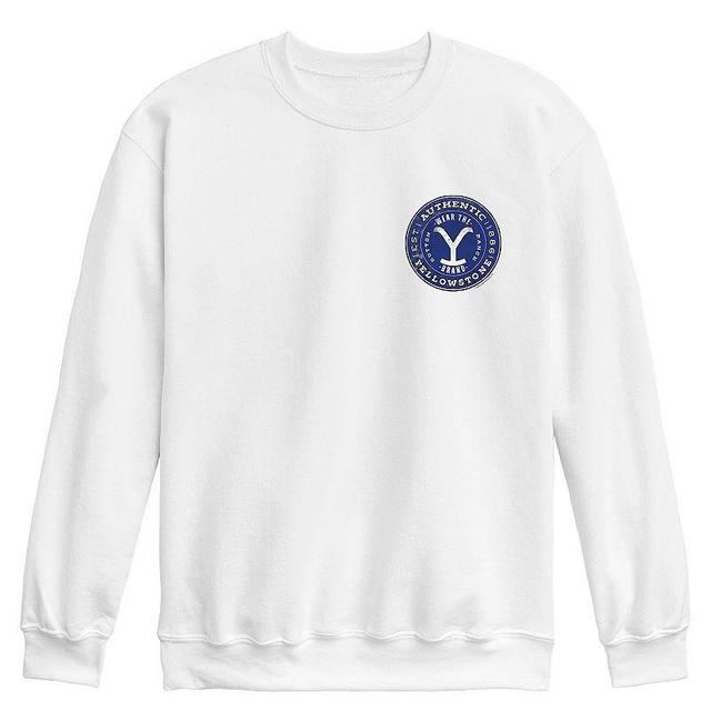 Mens Yellowstone Authentic Sweatshirt White Product Image