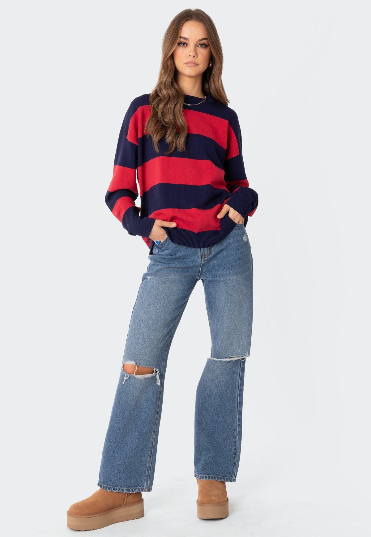 Logan Light Knit Oversized Sweater Product Image