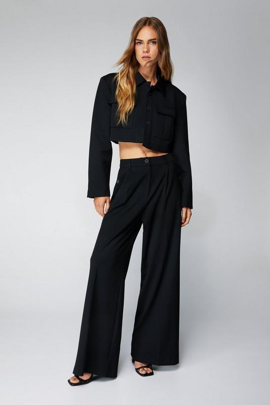 Premium Tailored Wide Leg Pants Product Image