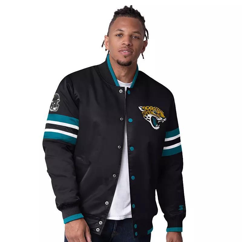 Mens Starter Jacksonville Jaguars Scout I Full-Snap Varsity Jacket Product Image