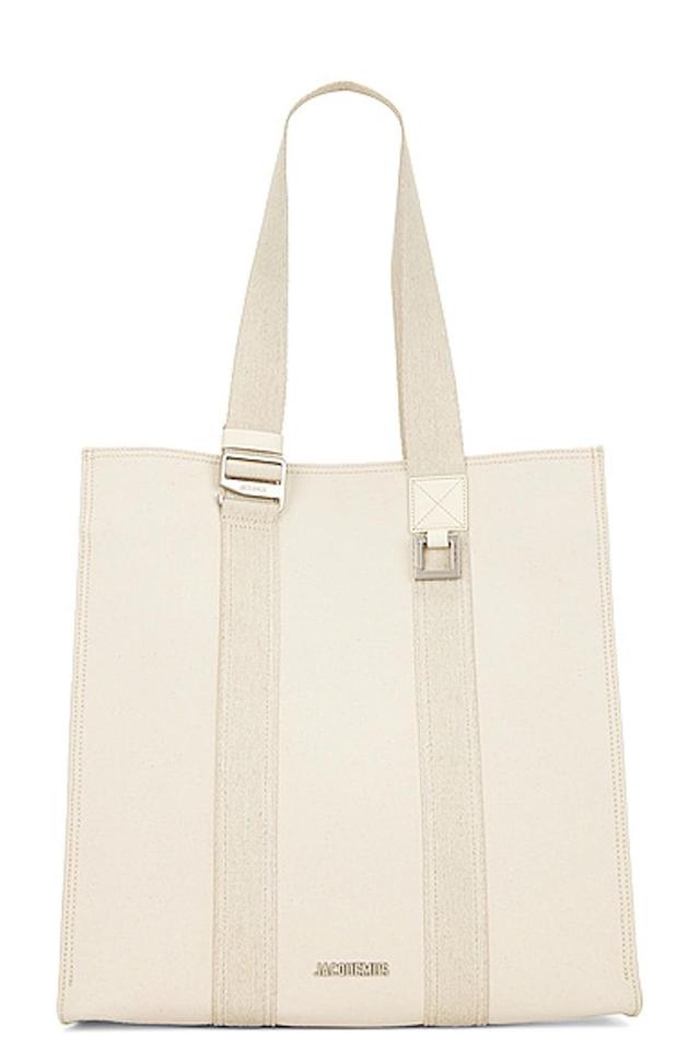 JACQUEMUS Le Cabas Cuerda In Off White Product Image