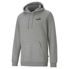 PUMA Essentials Small Logo Men's Hoodie in Medium Grey Heather, Size XXS Product Image