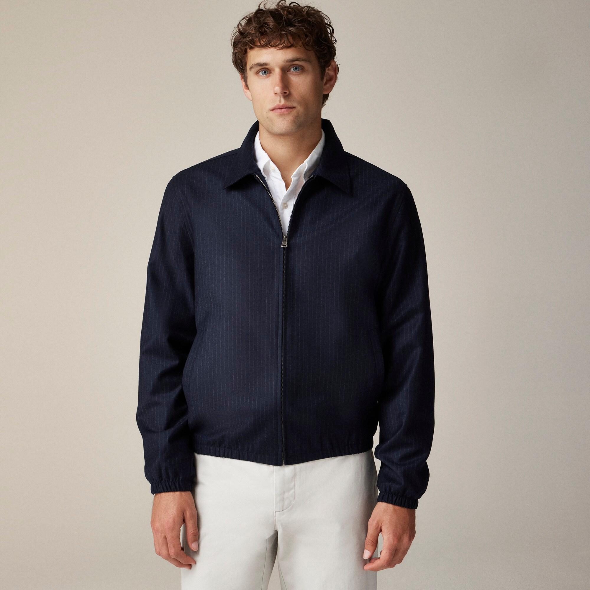 Harrington jacket in Italian wool Product Image