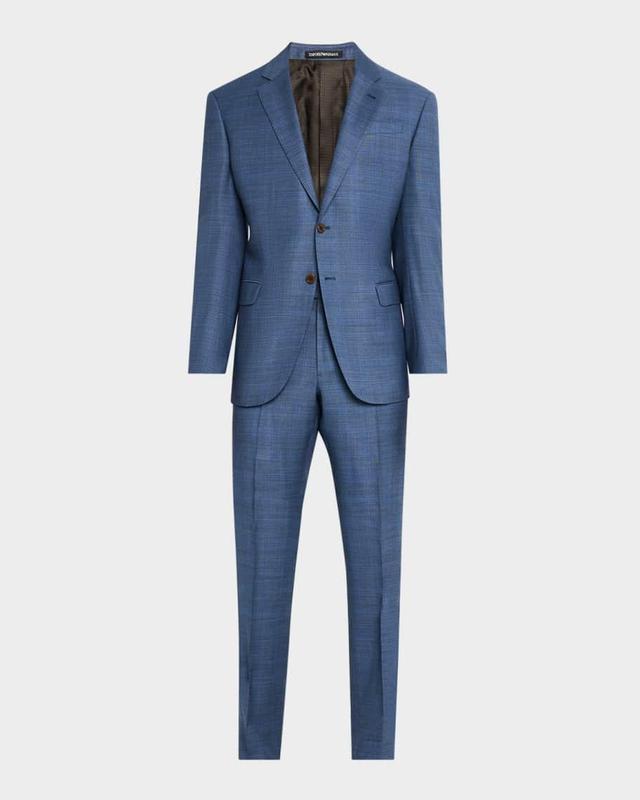 Men's Subtle Grid Check Suit Product Image