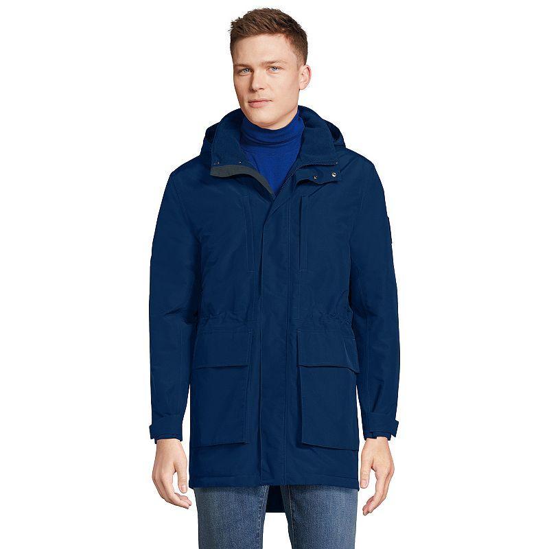 Lands End Mens Big & Tall Squall Insulated Waterproof Winter Parka Product Image