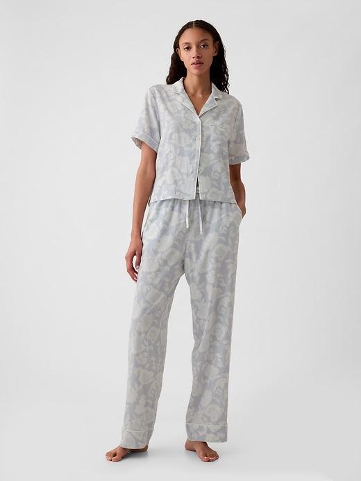 Linen-Blend PJ Pants Product Image