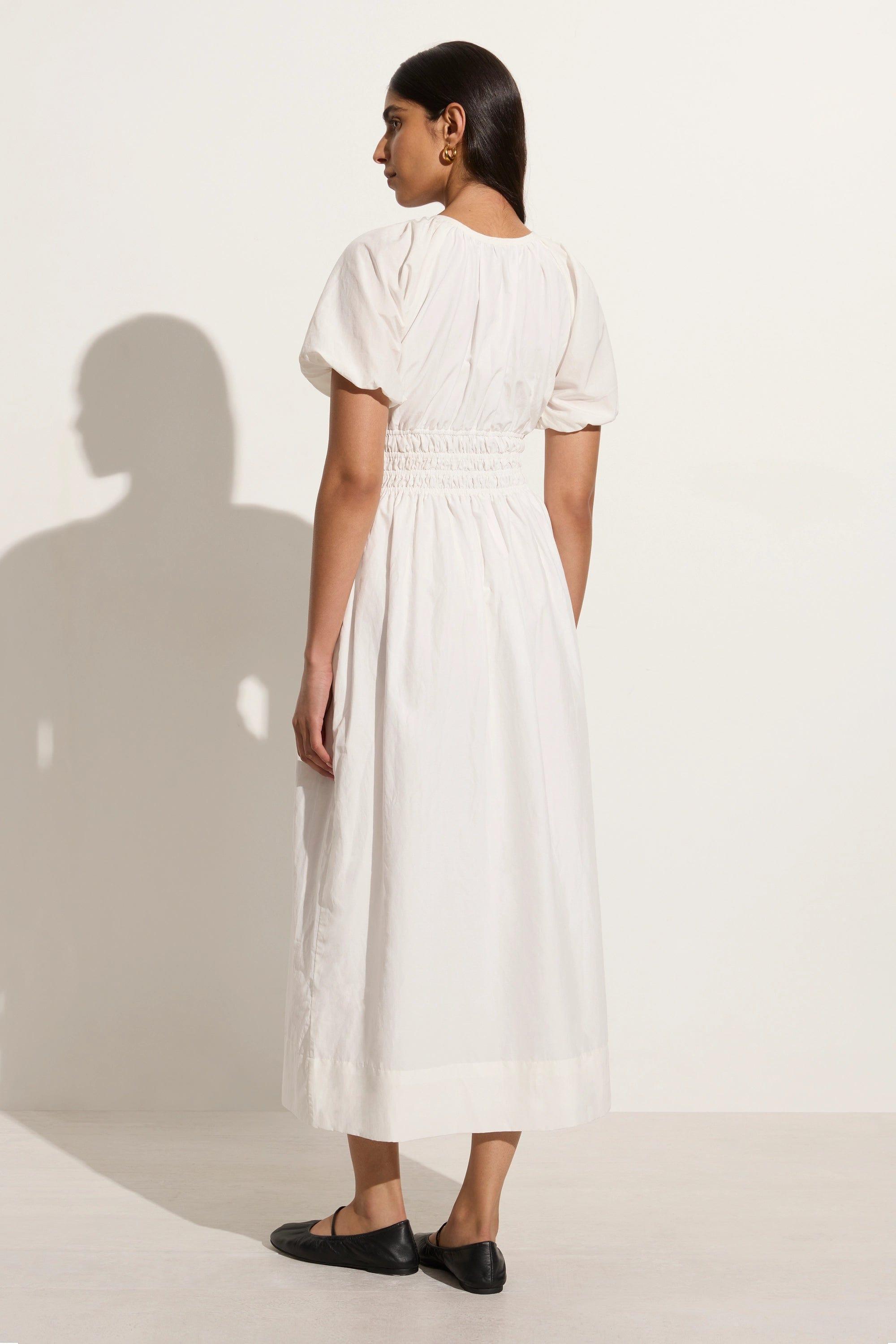 Teatro Midi Dress White Product Image