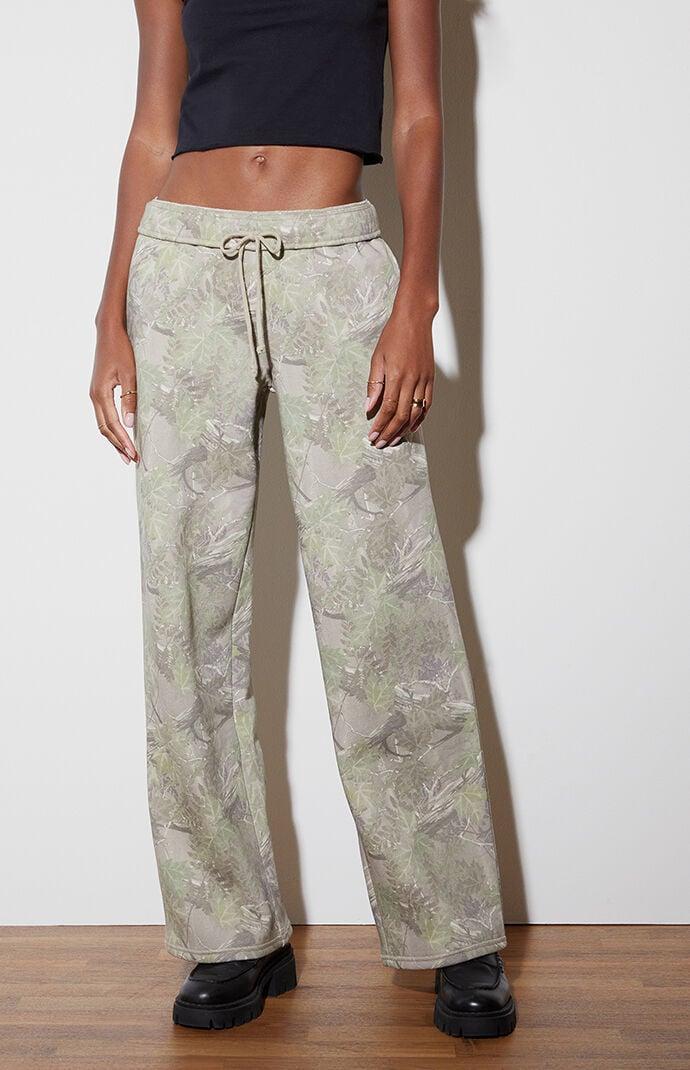 Womens Tree Camo Baggy Sweatpants product image