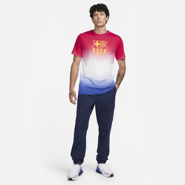 Mens Nike White Barcelona Crest T-Shirt Product Image