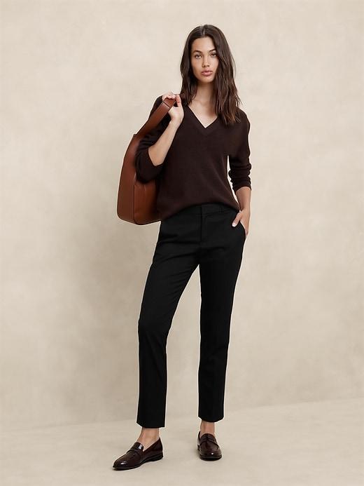 Curvy Stretch Twill Ryan Ankle Pant Product Image