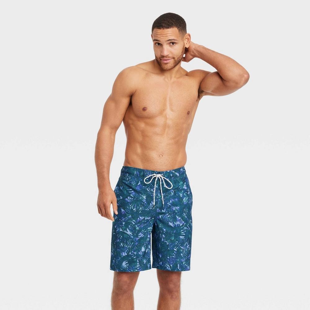 Men's 9" E-Board Swim Shorts - Goodfellow & Co™ Blue XS Product Image