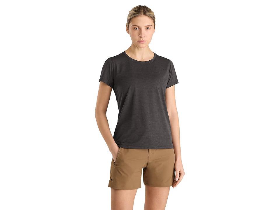 Arc'teryx Taema Crew Short Sleeve (Bliss Heather) Women's Clothing Product Image