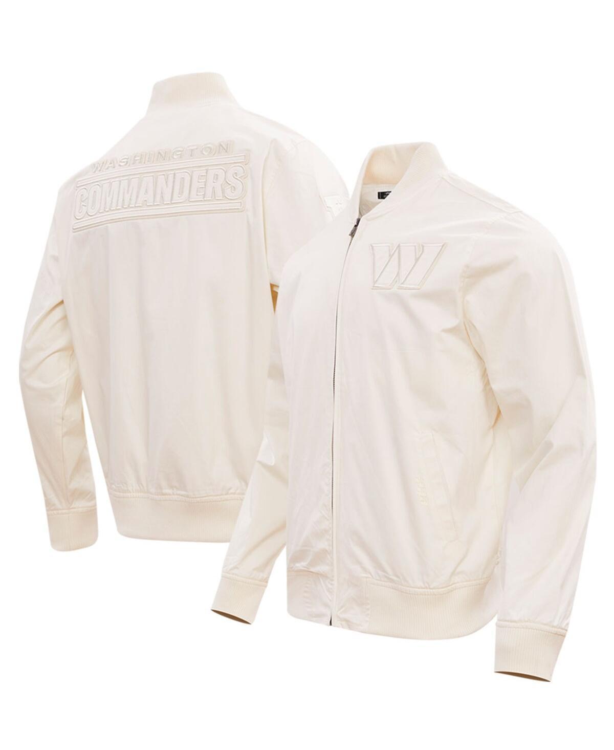 Mens Pro Standard Cream Washington Commanders Neutral Full-Zip Jacket Product Image