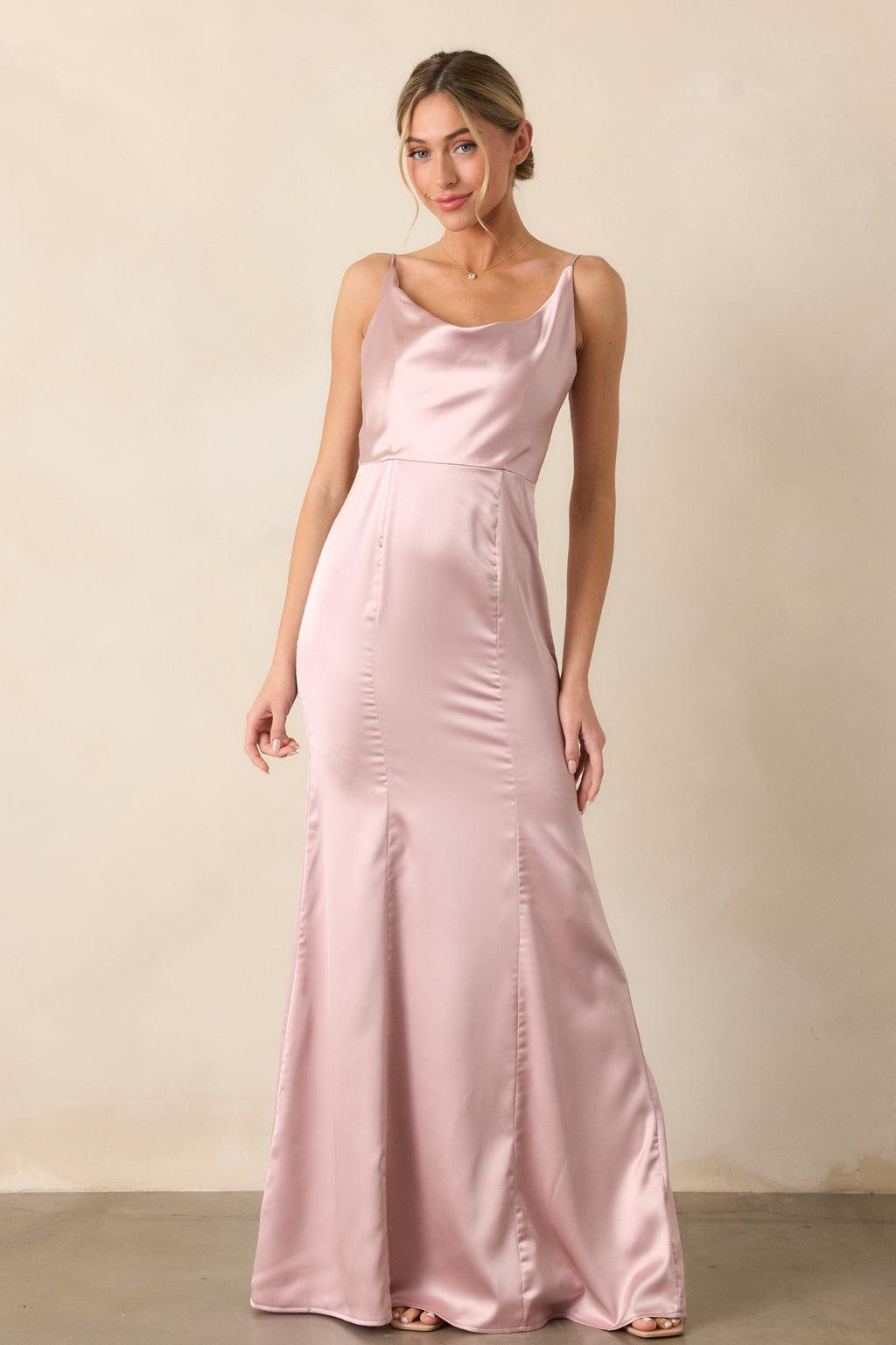 Inner Radiance Blush Maxi Dress Product Image