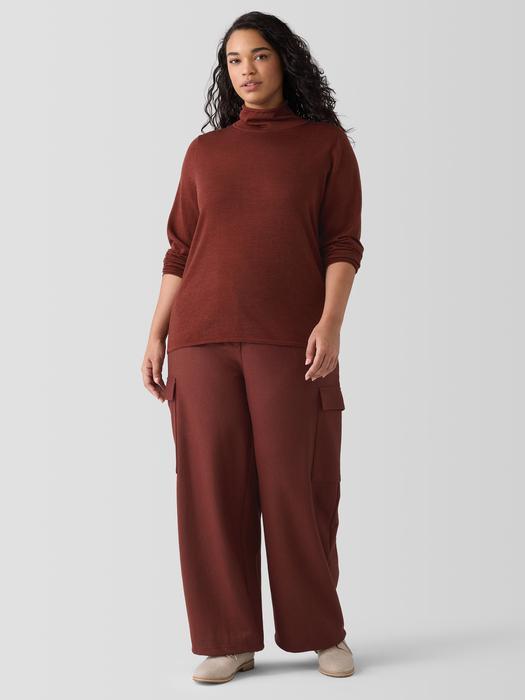 Felted Wool Jersey Cargo Pant in Regenerative Wool Product Image