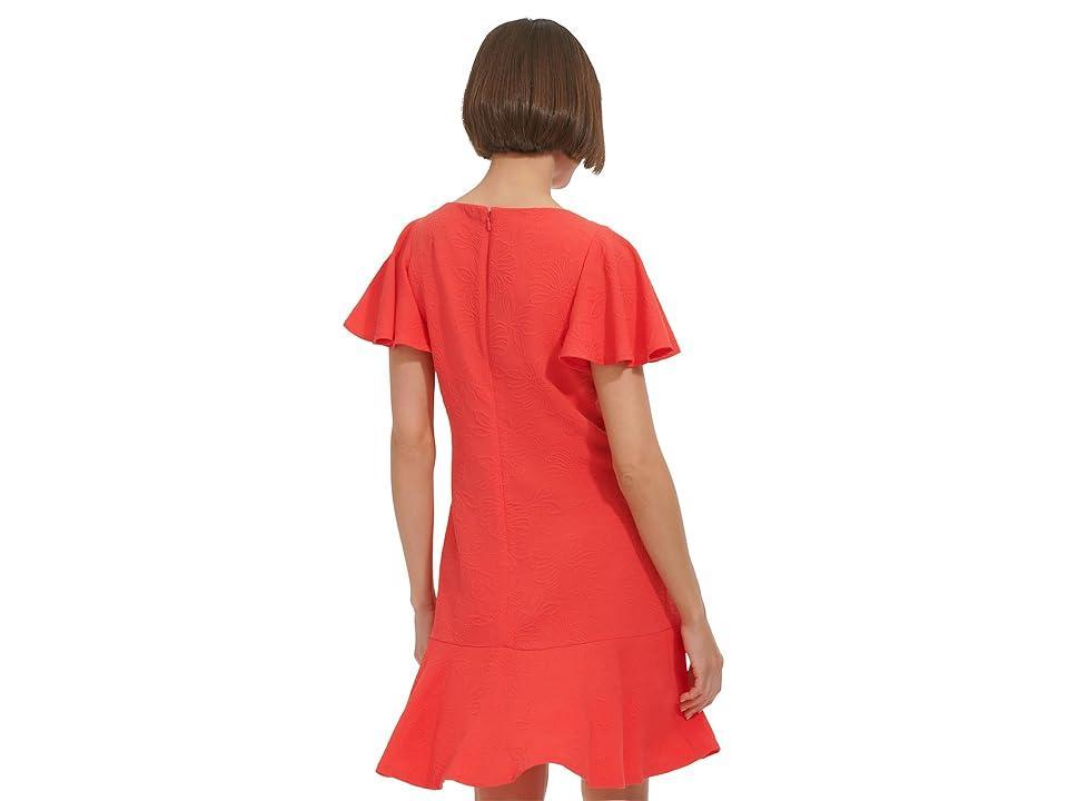 Tommy Hilfiger Shift Dress (Guava) Women's Dress Product Image