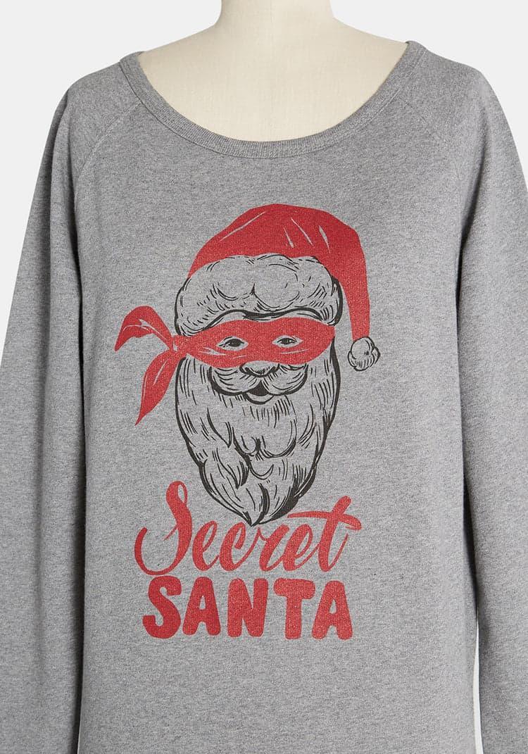 Christmas Confidential Graphic Sweatshirt Product Image