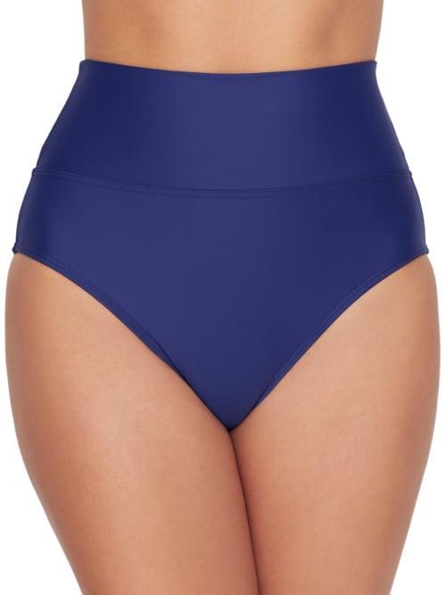 Fold-Over High-Waist Bikini Bottom Product Image