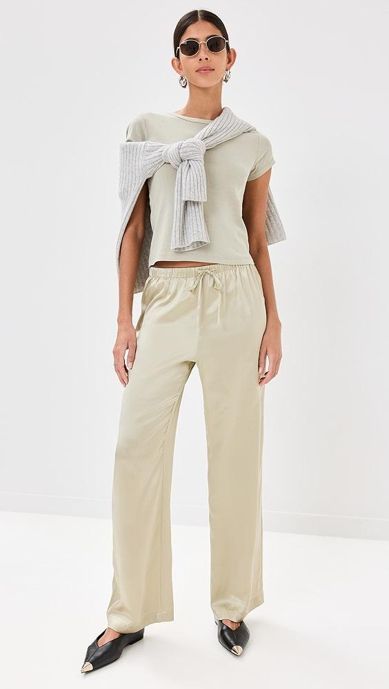 Reformation Olina Silk Pants | Shopbop Product Image