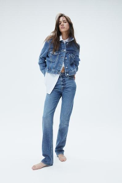 Slim Straight High Jeans Product Image