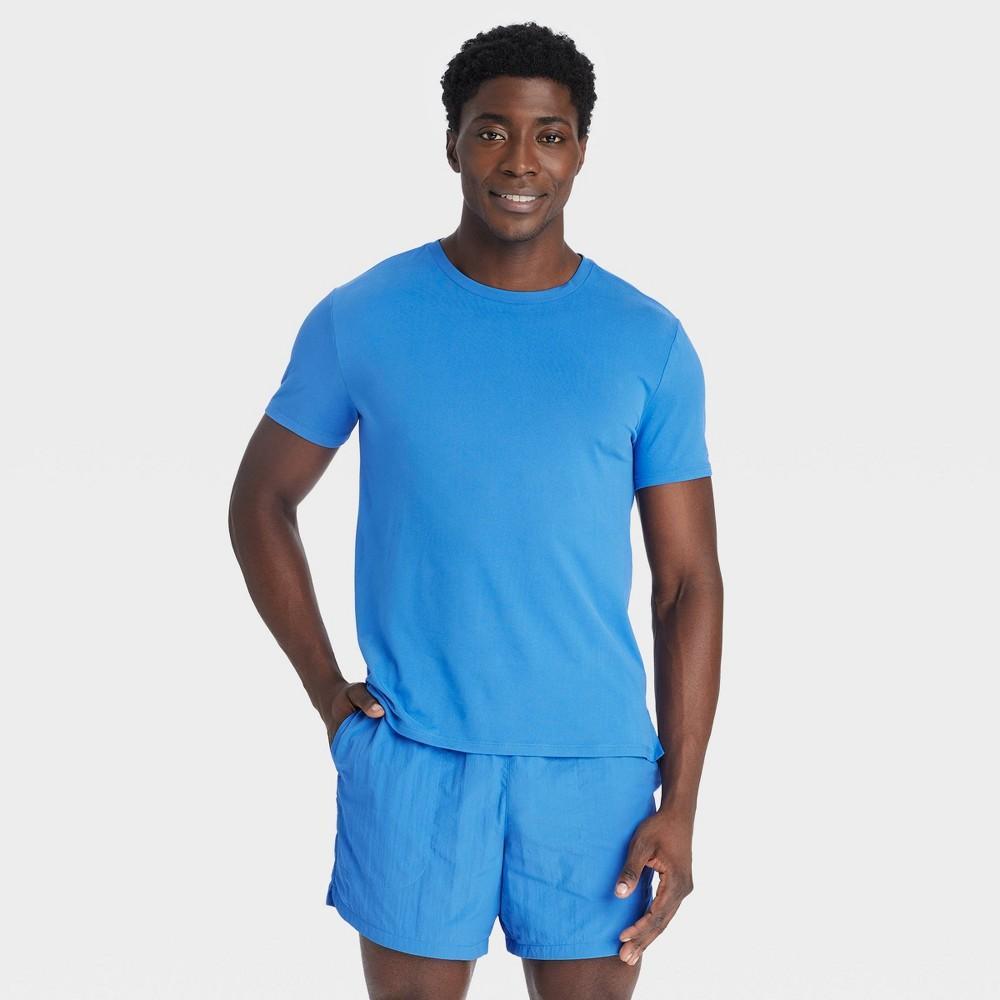 Mens Short Sleeve Performance T-Shirt - All In Motion Element Blue XXL Product Image