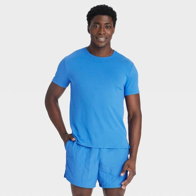 Mens Short Sleeve Performance T-Shirt - All In Motion Element Blue Product Image