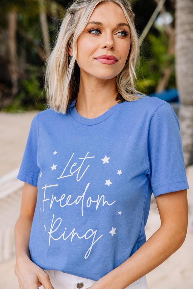 Let Freedom Ring Columbia Blue Graphic Tee Female Product Image