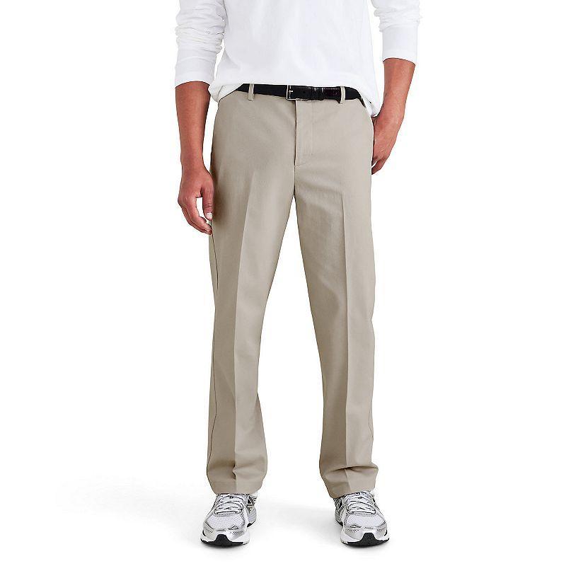 Dockers Mens Signature Straight Fit Iron Free Khaki Pants with Stain Defender Product Image