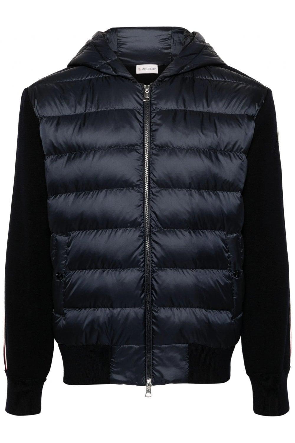 MONCLER Padded Hooded Jacket In Navy Product Image