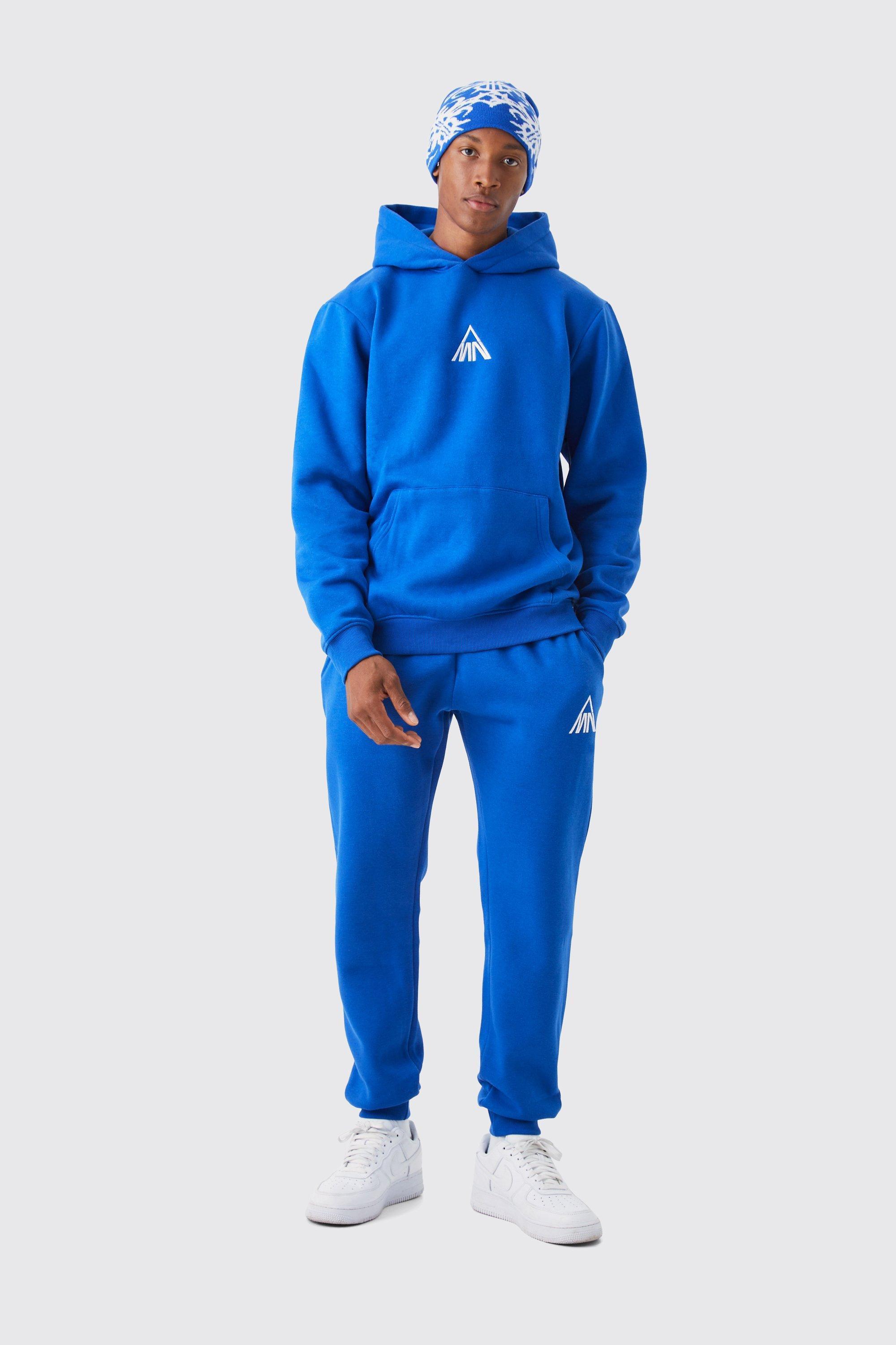 Man Regular Fit Hooded Tracksuit | boohooMAN USA Product Image