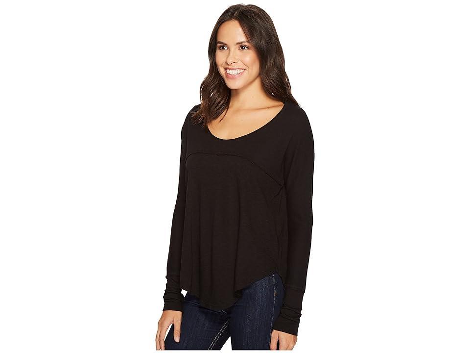 LAmade Grand Central Mitered Back Long Sleeve Tee Women's Clothing Product Image