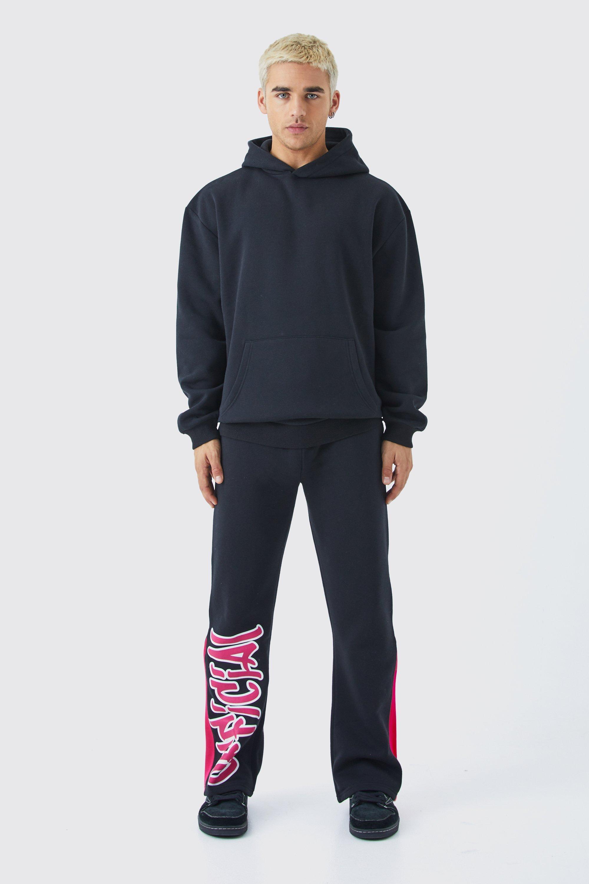 Worldwide Oversized Gusset Tracksuit | boohooMAN USA Product Image