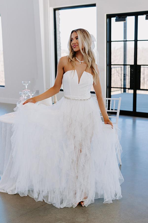 Radiant Runway Tulle Maxi Dress Product Image