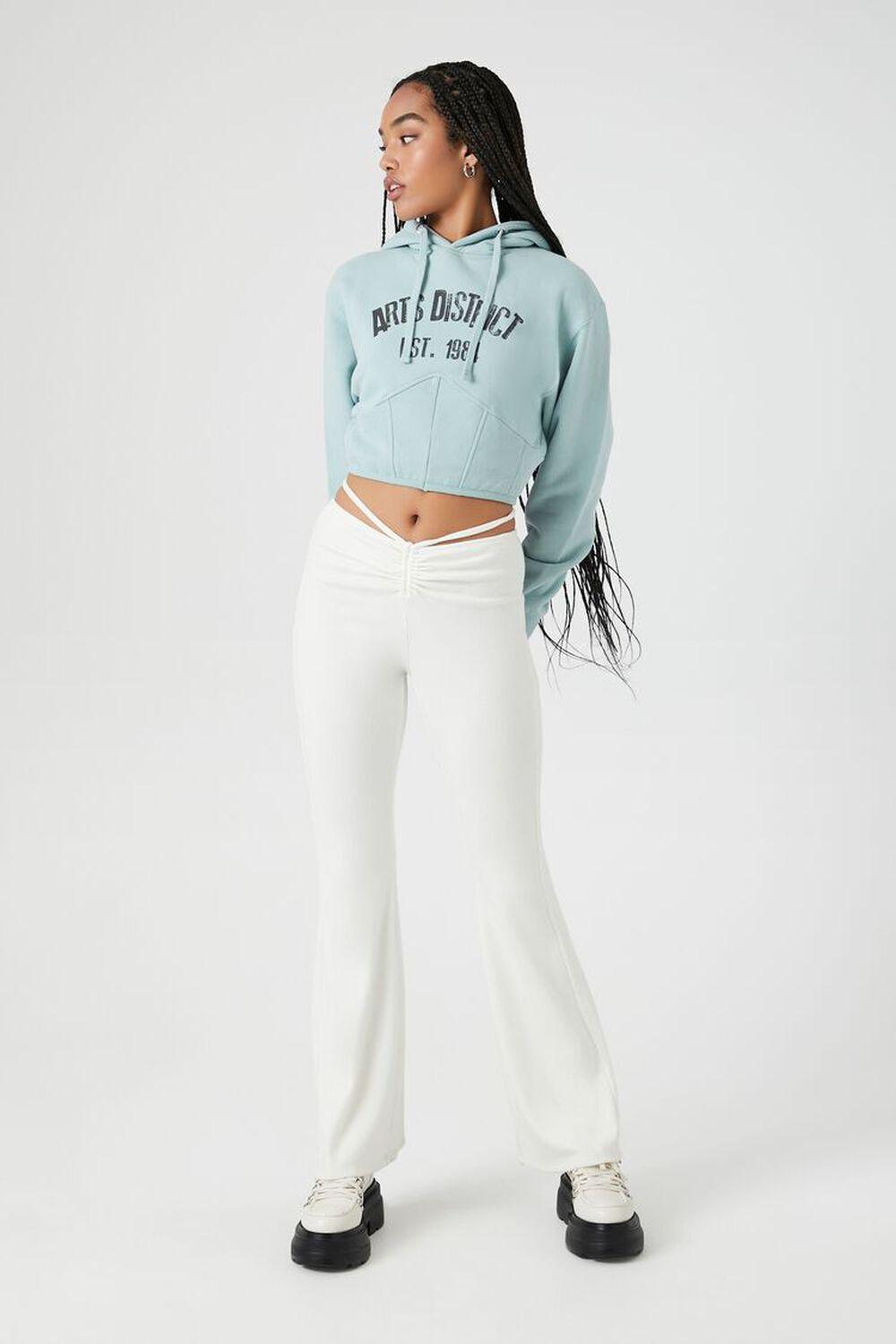 Arts District Graphic Cropped Hoodie | Forever 21 Product Image