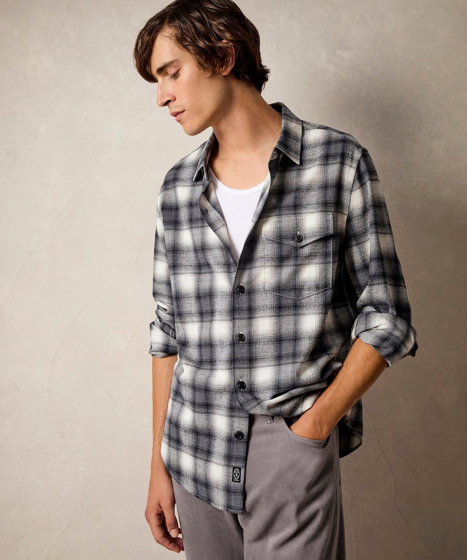 Peached Cotton Lodge Shirt Plaid Product Image