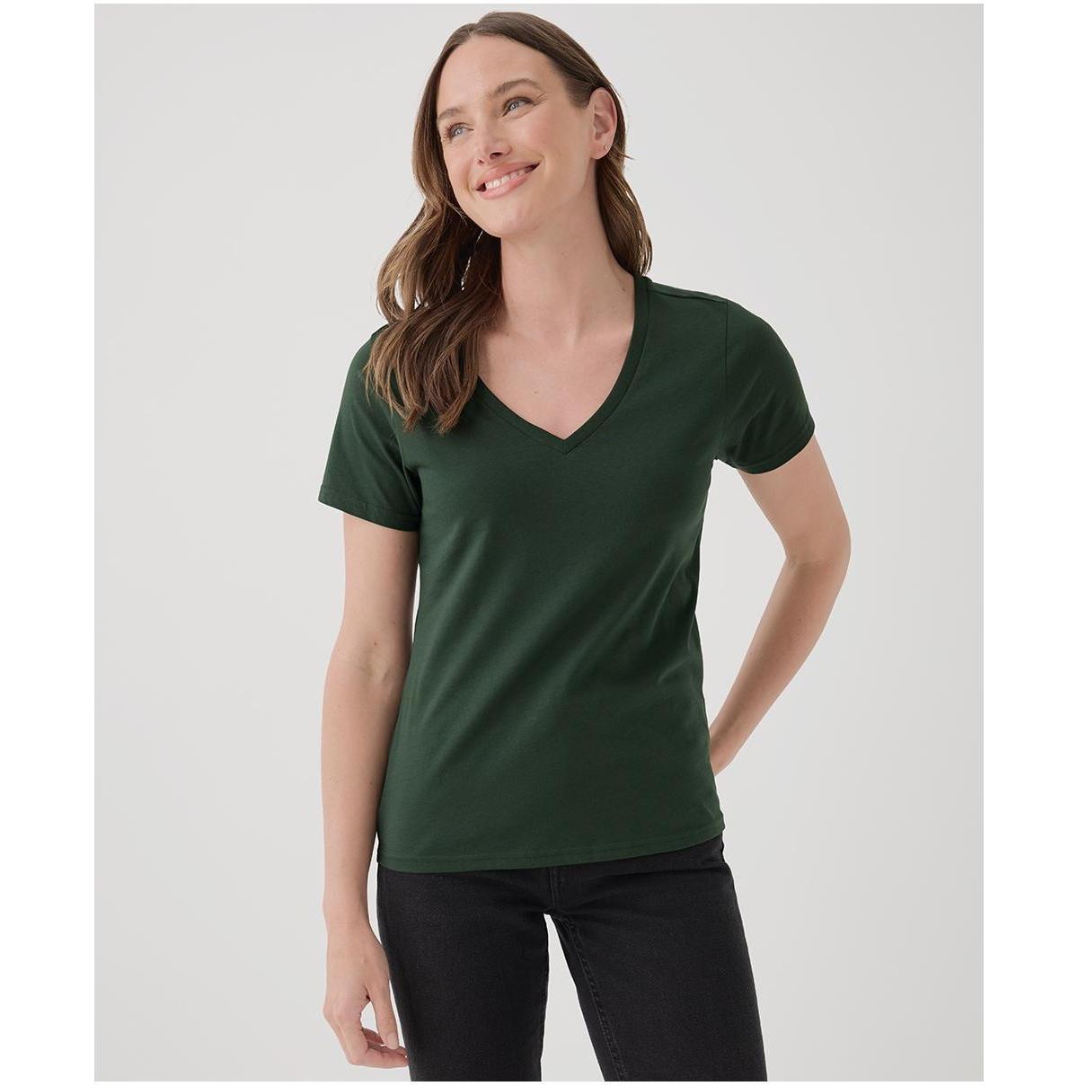 Womens Softspun V-Neck Tee XS Product Image