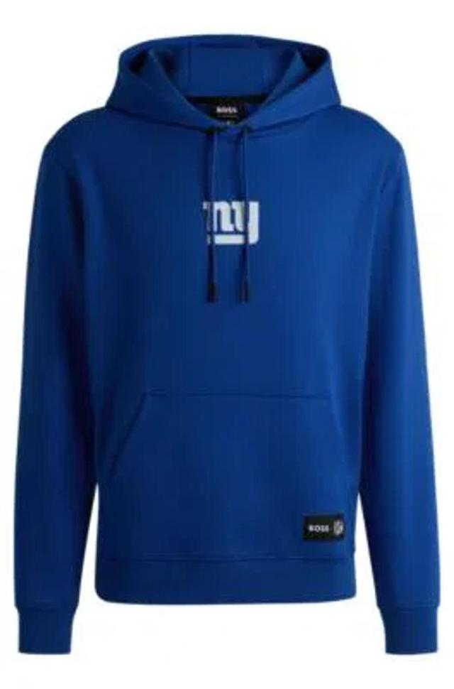 HUGO BOSS Boss X Nfl Interlock Hoodie With Special Branding In Giants Product Image