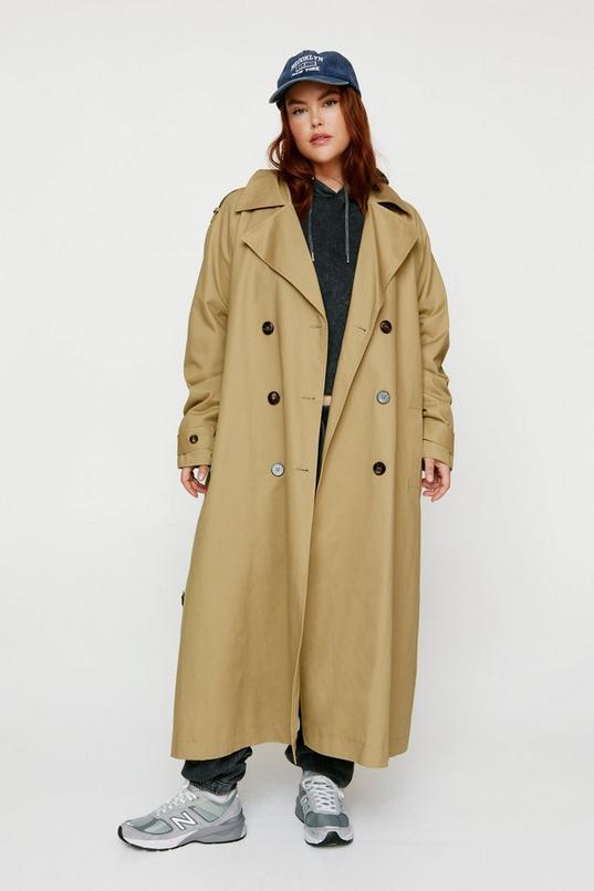 Plus Size Essentials Trench Coat product image