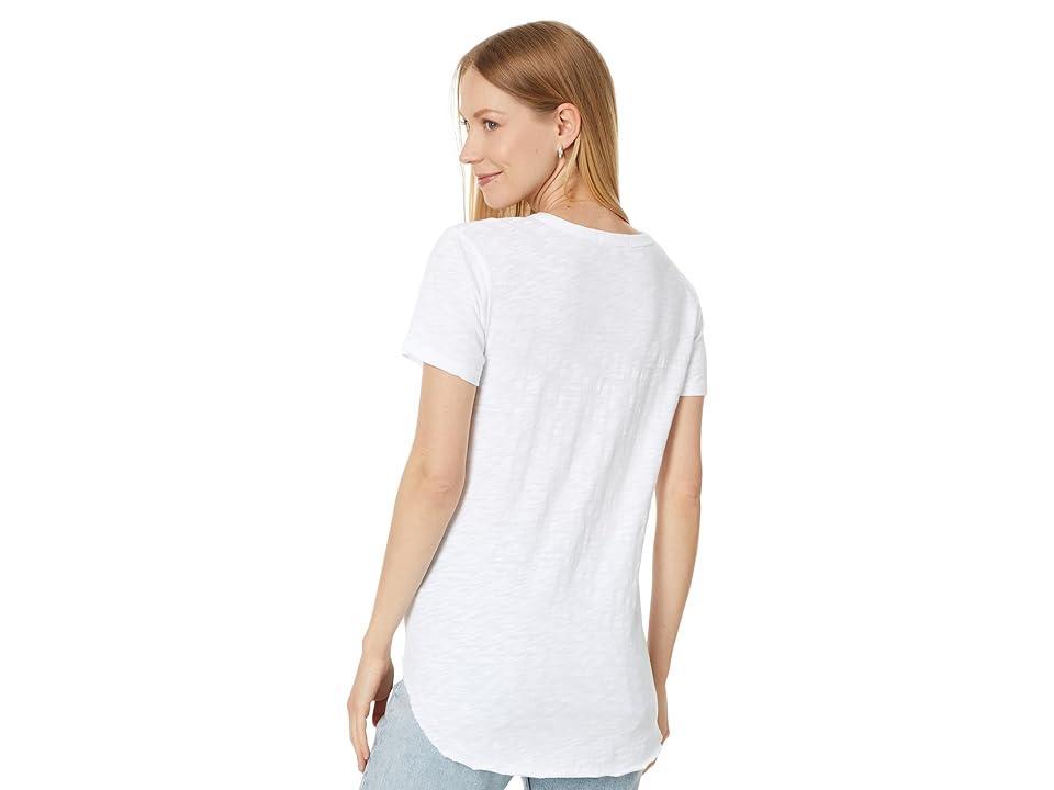 Mod-o-doc Crew Neck Tee with Curved Hem Women's Clothing Product Image