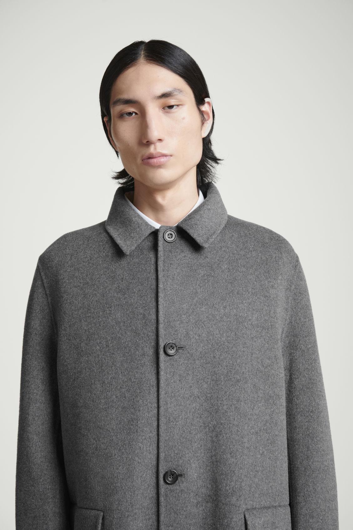 DOUBLE-FACED WOOL COAT Product Image