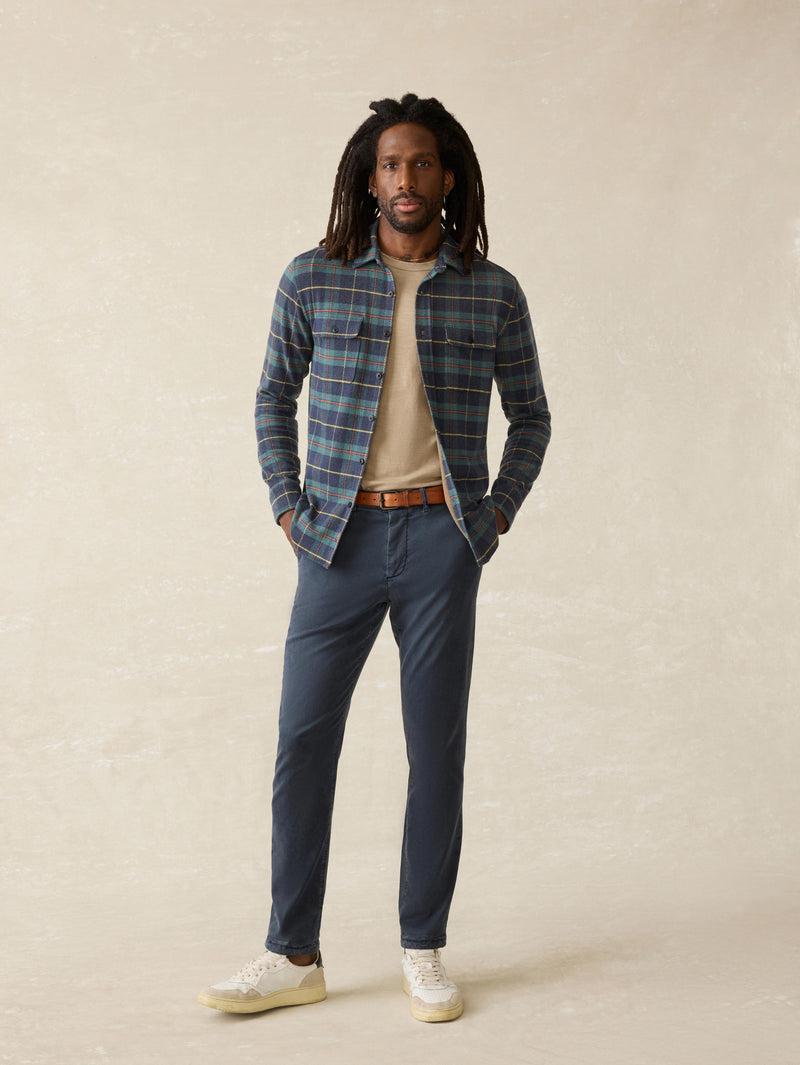 Legend™ Sweater Shirt - Mossy Elm Plaid Product Image