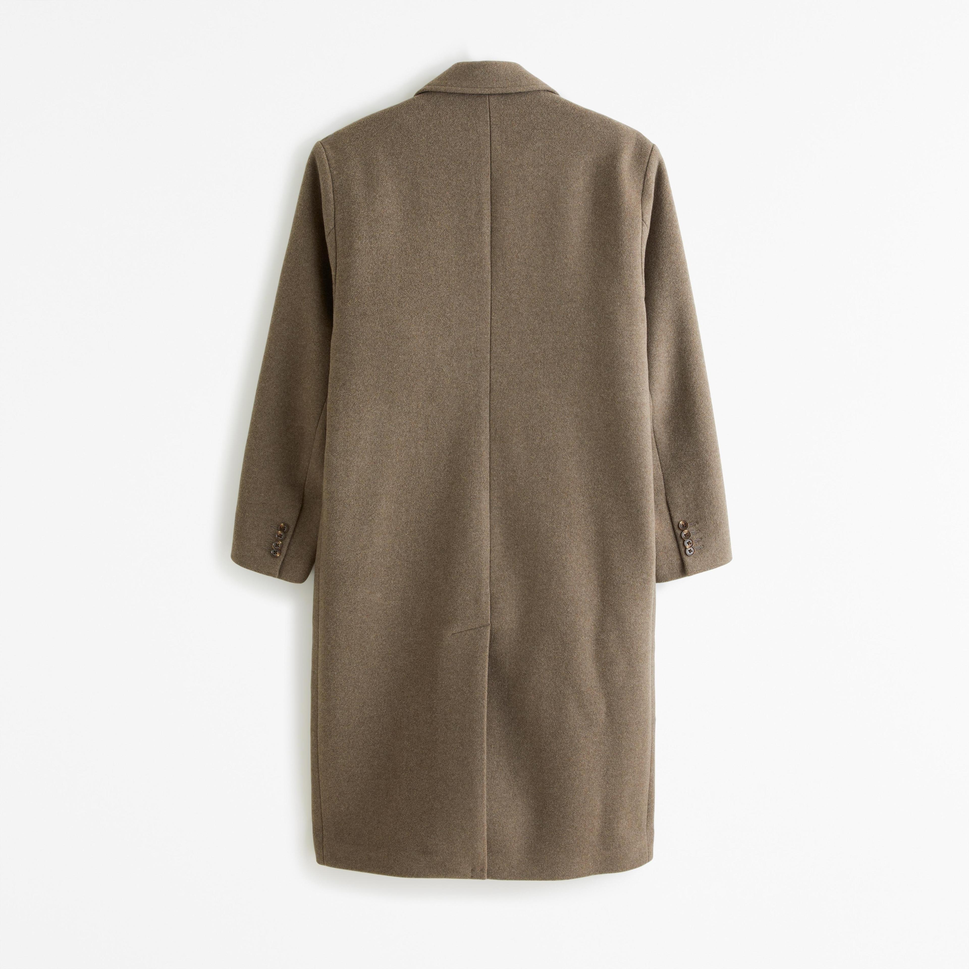 Double-Breasted Wool-Blend Coat Product Image