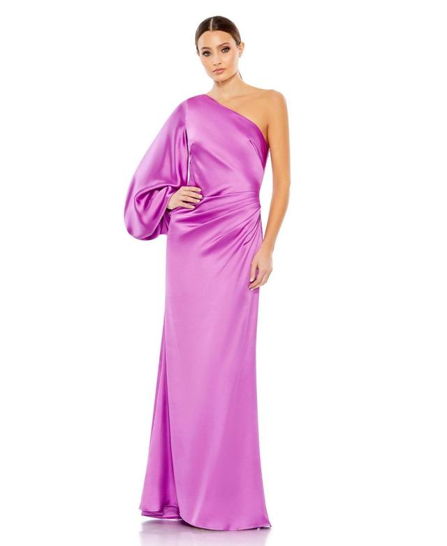 Ieena for Mac Duggal One-Shoulder Trumpet Gown Product Image