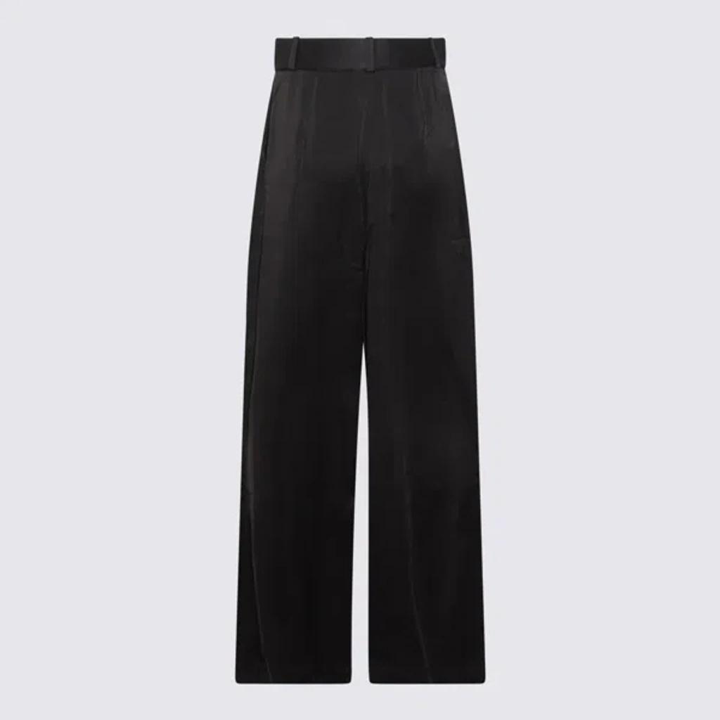 Pleated Tuck Pants In Black Product Image