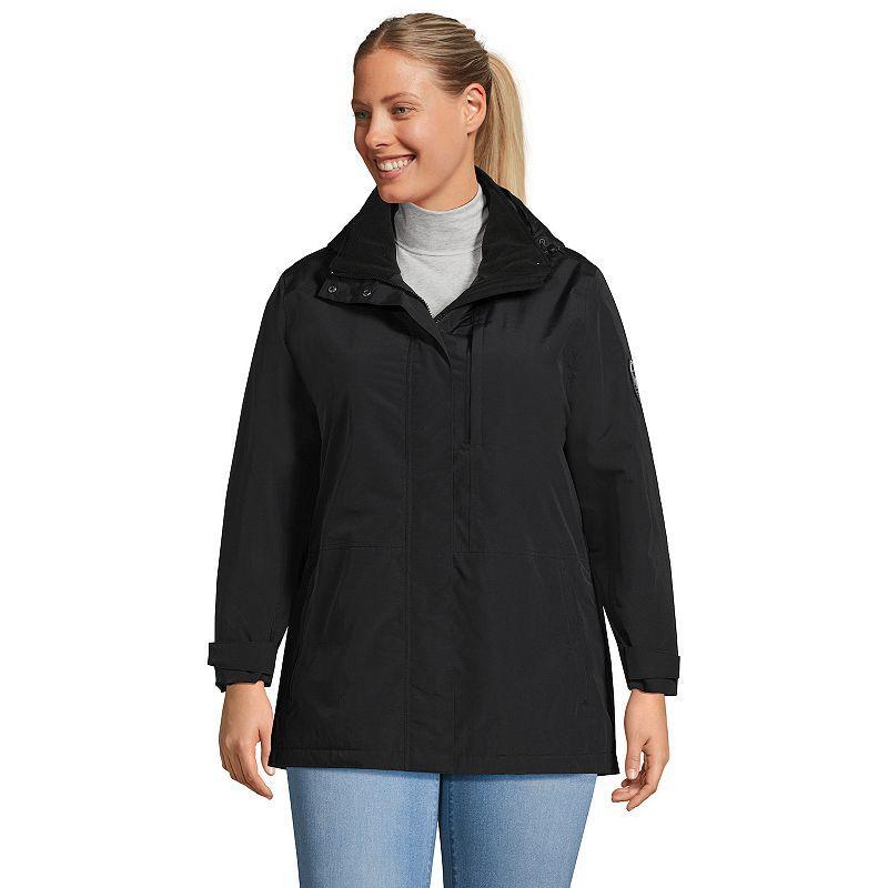 Plus Size Lands End Squall Waterproof Insulated Winter Jacket, Womens Product Image