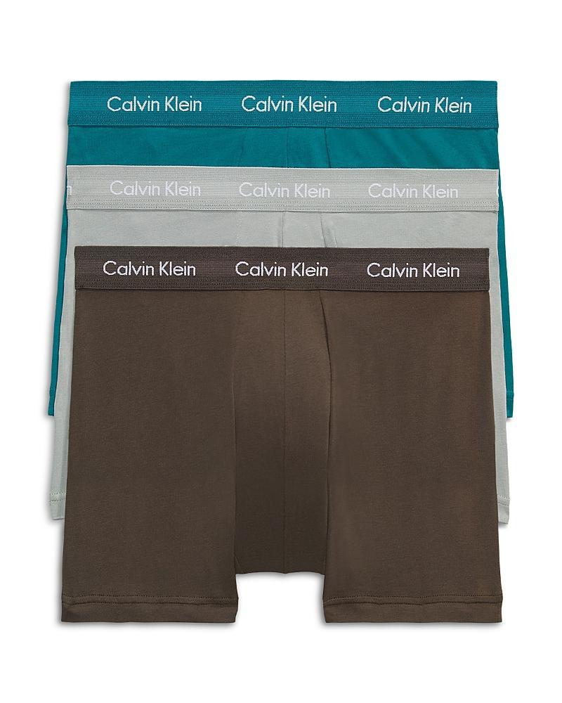 Calvin Klein Cotton Stretch Solid Boxer Briefs 3 Product Image